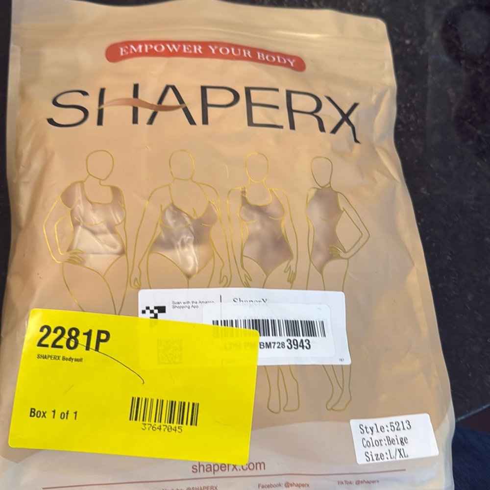 Shaperx Sixe L/XL Bodysuit NWT